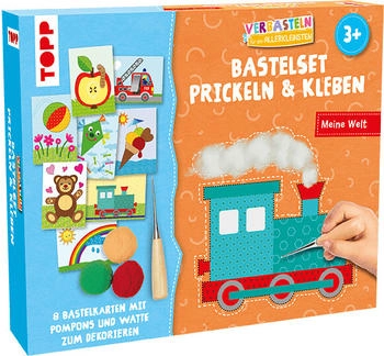Topp Verbasteln für die Allerkleinsten: Bastelset Prickeln & Kleben. Meine Welt