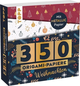 Topp 350 Origami-Papiere - Weihnachten