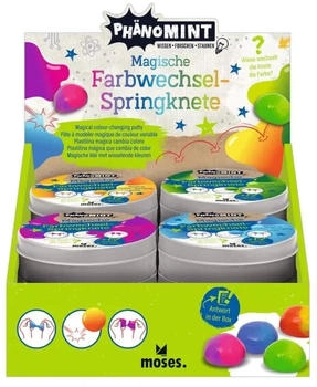 moses. Verlag PhänoMINT Farbwechsel-Springknete