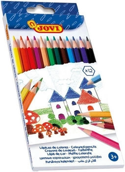 Jovi Farbstifte sechskant Schachtel VE=12 Farben