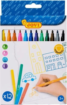 Jovi Fasermaler dünn VE=12 Farben