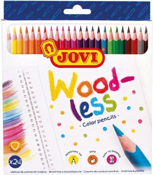 Jovi Buntstifte Woodless VE=24 Farben