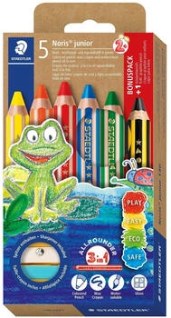 Staedtler Noris junior 140 Buntstifte farbsortiert, 6 St.