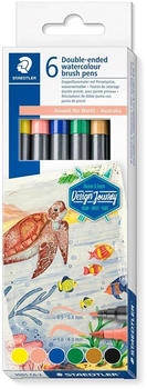 Staedtler 10 x Doppelfasermaler 3001 Around the World Set AU 6 St&uuml;ck
