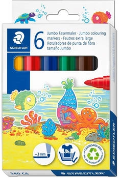 Staedtler 20 x Fasermaler Jumbo Etui 6 Stück