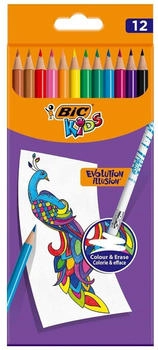 BIC Buntstifte KIDS EVOLUTION Illusion 12er Set