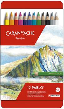 Caran d'Ache Buntstifte Artist PABLO 12er Set