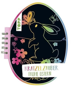 Topp Kratzelzauber Ostern (Kratzelbuch in Ostereiform)