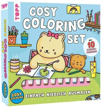 Topp Cosy Coloring Ausmalset: Einfach niedlich ausmalen