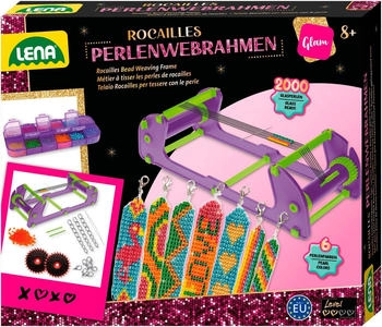 Lena Rocailles Perlenwebrahmen Kinder Bastelset ab 8 Jahren (42722)