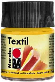 Marabu Textil Stoffmalfarbe mittelgelb 50 ml (MR171605021)