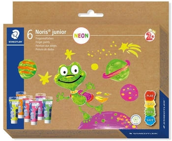 Staedtler Noris junior Fingermalfarben Set Neon (8816F C6)