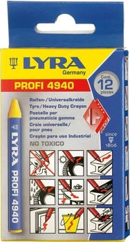 Lyra Reifen-/Universalkreide 4940 gelb 12 Stück (4940007)