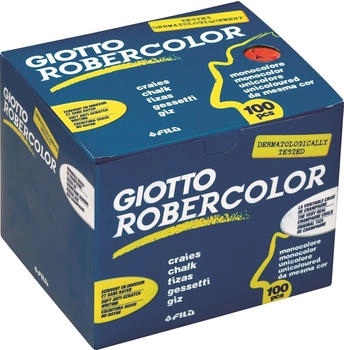 Giotto Robercolor Wandtafelkreide rot rund 100 Stück (F539603)