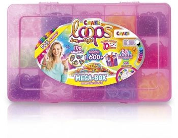 Craze Loops Mega Box - Loom Bänder Set mit 1600 Gummibänder zum Basteln (59906)
