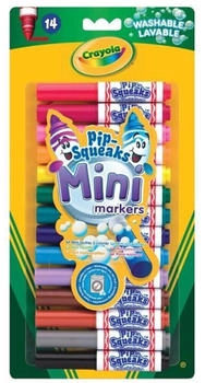 Crayola 256654012 14 Mini Filzstifte, Bunt