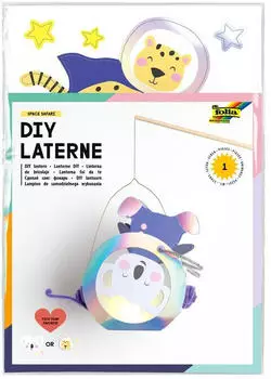Folia Iden Bastelset Laterne / Space