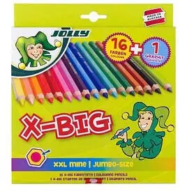 Jolly X-BIG Buntstifte farbsortiert, 17 St.