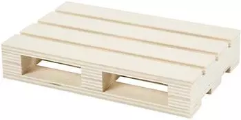 Creativ Company Mini-Holzpalette 12 x 8 x 2,5 cm