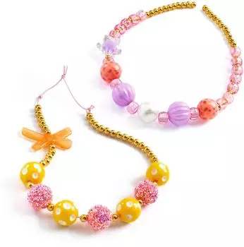 Djeco Schmuck basteln: Kugeln Gold