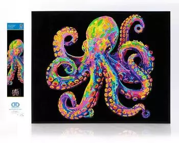 Green Board Games Needle Art World Diamond Painting Neon Oktopus (ISBN: 978-5-225-94372-1)
