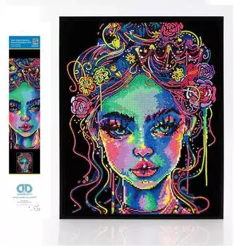 Green Board Games Needle Art World Diamond Painting Neon Schönheit