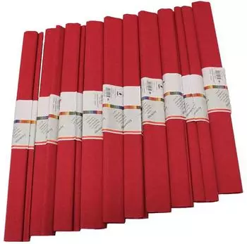 Werola Feinkrepppapier rubinrot 50 x 250 cm (12061-135)