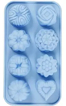 Creativ Company Silikonform kleine Kuchen Lochgr&ouml;&szlig;e 40x45 mm 25 ml