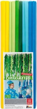 Werola Krepppapier Maritim farbsortiert 31 g/qm 10 Rollen