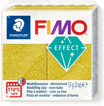 Staedtler FIMO Effect Modelliermasse glitter gold 57 g