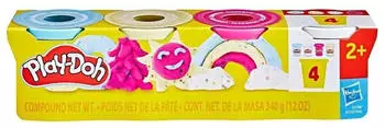 Play-Doh Confetti Fun 4 Pack 340G