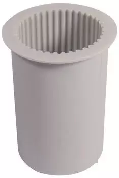 Rayher Silikon Gie&szlig;form "Stumpenkerze" geriffelt