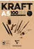 Clairefontaine Kraftpapier A5 90 g/m² braun 100 Blatt (96544C)
