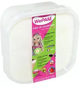 Cl&eacute;op&acirc;tre Modelliermasse WePAM 500g luftrocknend Wei&szlig;