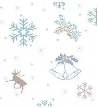 Ursus Transparentpapier 115 g/qm A4 VE=25 Blatt Classic Christmas blau/braun Motiv 5