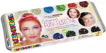 Eulenspiegel Face Glitter Stones (212295) mehrfarbig