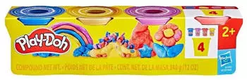 Idena Play-Doh Shimmery Metallics 4 Pack 340G