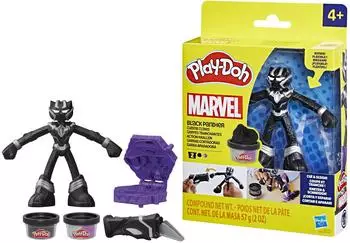 Hasbro Play-Doh Marvel Black Panther Cutting Claws Action Figure Playset 10cm