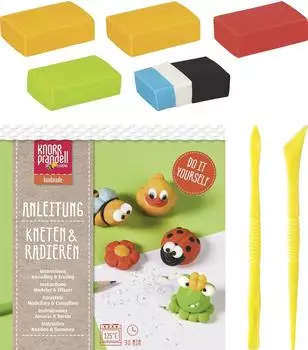 Heyda Bastel-Set Kneten & Radieren "Summertime" 5 Radiergummis