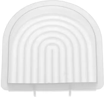Glorex Silikon-Kerzengie&szlig;form Bogen gross 15x15x3cm