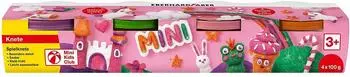 Eberhard Faber FABER 572511 Wachsknete Spielknete Glitzer 4er Set