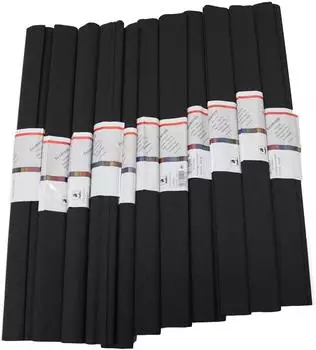 Werola Krepppapier schwarz 50 x 250 cm (12061199)