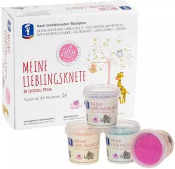TrendAlliance MEINE LIEBLINGSKNETE Glitter-Edition 4 Farben sort. - a 130 g