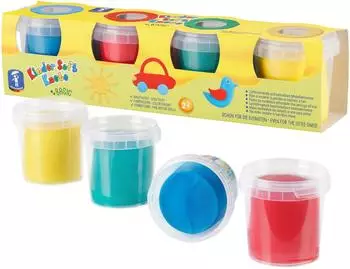 Idena Iden Feuchtmann KINDER SOFT KNETE Basic 4 x 150 g