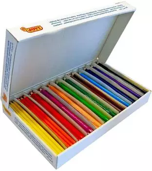 Jovi Woodless Buntstifte, ergonomisch, farbig sortiert, 288er-Set (734/288)