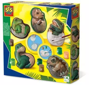 SES Creative Casting and Painting Dino Eggs