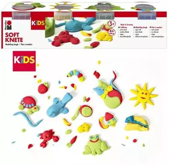 Marabu KiDS Knete 4x 140g