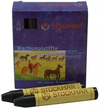 Stockmar Wachsmalstifte gr&uuml;n, 12 St&uuml;ck (330-07)