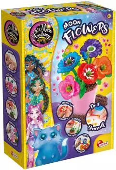Lisciani Moon Academy Moon Flowers, DIY Duftblumen-Kit für Kinder ab 8 Jahren (EX110551)