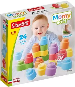 Quercetti MOMY Soft Konstruktionsspielzeug aus weichem Kunststoff (4142)